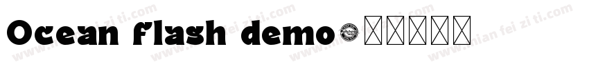 Ocean flash demo字体转换